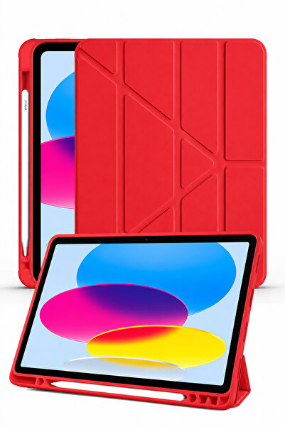 Auraks iPad Air 11 M2 M3 M4 Çip Air 4./5./6. Nesil Uyumlu Uyku Modlu Kalem Bö...