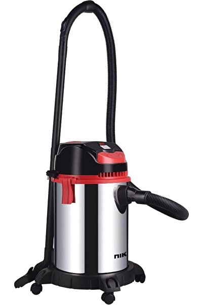 Nikai 30 Liter Wet & Dry Vacuum Cleaner, Stainless Steel Drum, Blow & Suction...
