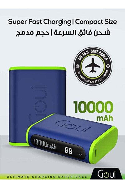GOUİ BOLT 10000mAh Power Bank | 20W PD And QC 3.0 Super Fast Charging | Compa...