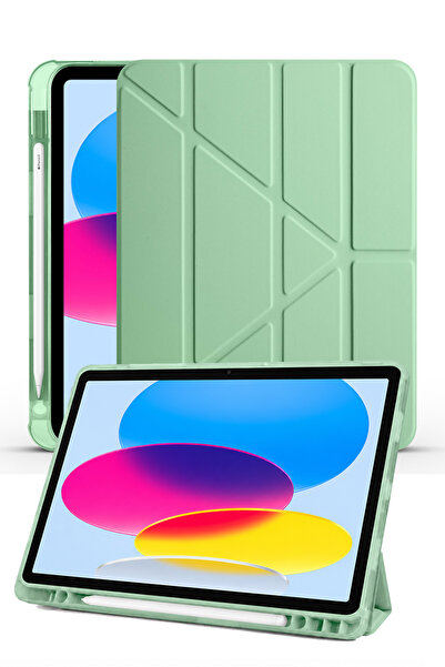 Auraks iPad Air 11 M2 M3 M4 Çip Air 4./5./6. Nesil Uyumlu Uyku Modlu Kalem Bö...