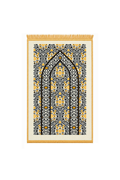 Lacoz Premium Islamic Prayer Mat 70 x 110 cm Soft Comfortable Prayer Rug with...