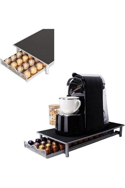 XICEN Stylish Coffee Capsule Storage Drawer Rack for Nespresso,Coffee Pod Dra...
