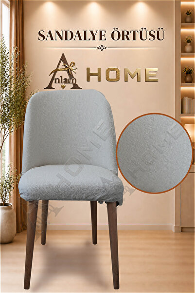 AnlamHome Bohem kumaş oval Sandalye Kılıfı Esnek Lastikli Sandalye Örtüsü – Y...