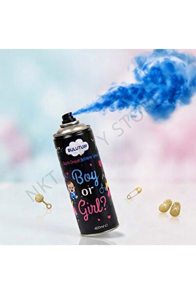 NKT Cinsiyet Belirleme Spreyi Mavi Renk Boy or Girl, Erkek Bebek İçin Cinsiye...