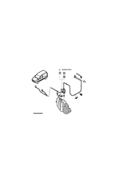 GENERİC 1 POMPA VAS SPALATOR PARBRIZ Renault 8200213041