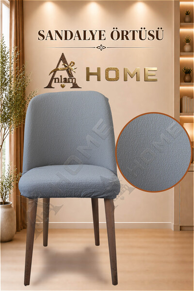 AnlamHome Bohem kumaş oval Sandalye Kılıfı Esnek Lastikli Sandalye Örtüsü – Y...