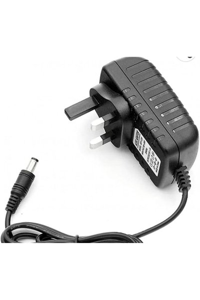 Other محول طاقة AC DC 12v 2A 2000ma، قابس بريطاني 5.5*2.5 مم، أسود، طول 1 متر