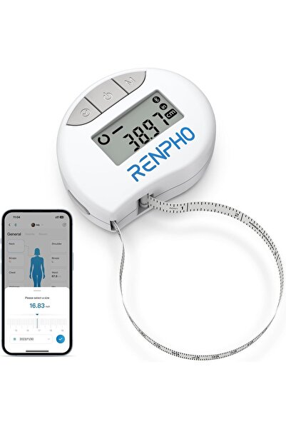 RENPHO Body Tape Measure Smart Body Tape Measure, Body Tape Measure, 150 cm |...