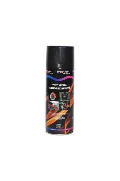 Generic Spray Vopsea Termorezistentă 400°C Negru 450ml Breckner BK83114