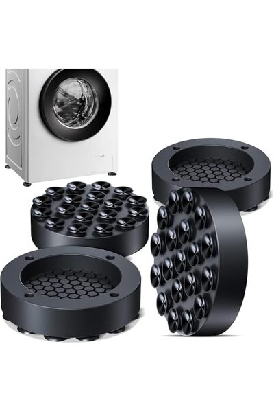 GENERAL Anti Vibration Pads for Washing Machine, 4PCS Washing Machine Vibrati...