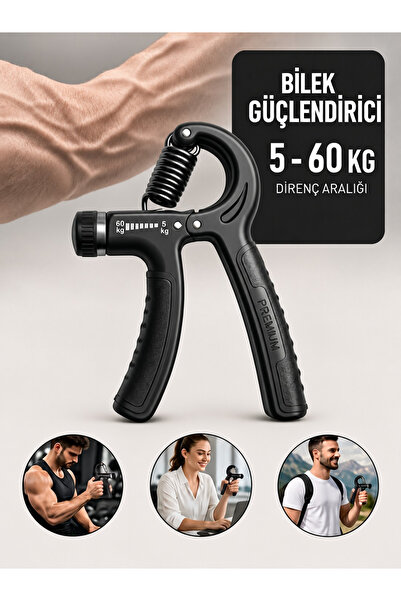 GUS Company Ayarlanabilir Sayaçlı El Yayı 5-60 KG El Kol Parmak Bilek Güçlend...