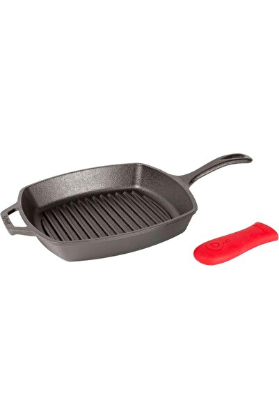 Generic Lodge Pre-Seasoned Cast Iron Grill Pan With Assist Handle, 10.5 Inch,...