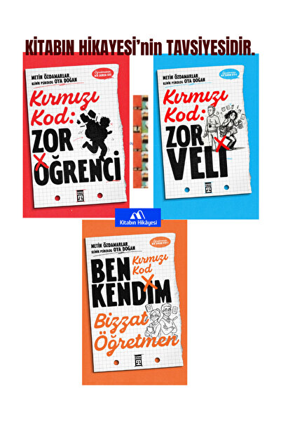 Timaş Yayınları Kırmızı Kod: Ben Kendim, Bizzat Öğretmen, Kırmızı Kod Zor Öğr...