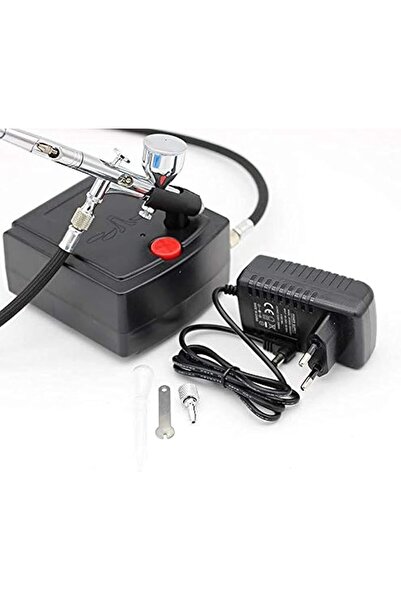 eWINNER 100-250V Airbrush Feed Dual Action Air Compressor Spray Model Gun Nai...