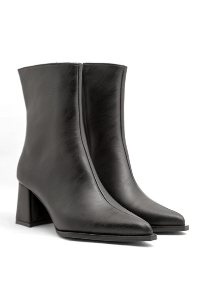 Rabensa Pointed Toe Thick Heeled (7cm) Classic Women's Boots