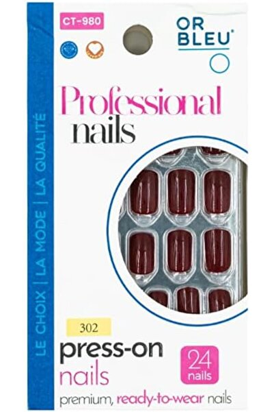 OR Bleu CT980 Square Press-On Nails – 24 Premium Ready-to-Wear Nails – 19 Col...