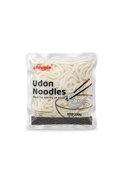 Chinmie Udon Noodle 200 g - Taze Dokulu Kızartılmamış Pratik Asya Eriştesi