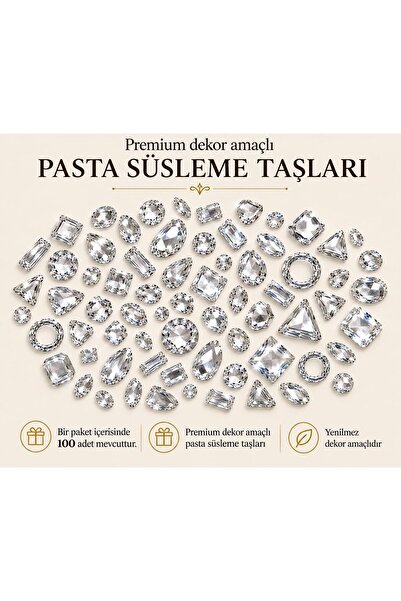 VS ACCESSORY Pasta Süsleme Taşı