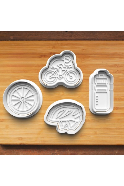 Hobist Bicycle Tour Set Cookie and Sugar Dough Mold