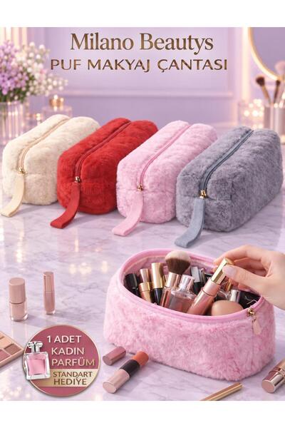 MİLANO BEAUTYS Large Internal Volume Perfume Gift Travel and Makeup Bag