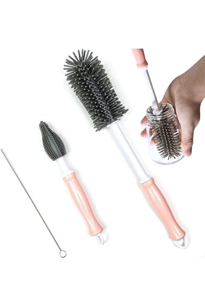 GENERAL Tollhouse Water Bottle Cleaning Brush Baby Nipple Rotary Brush with L...