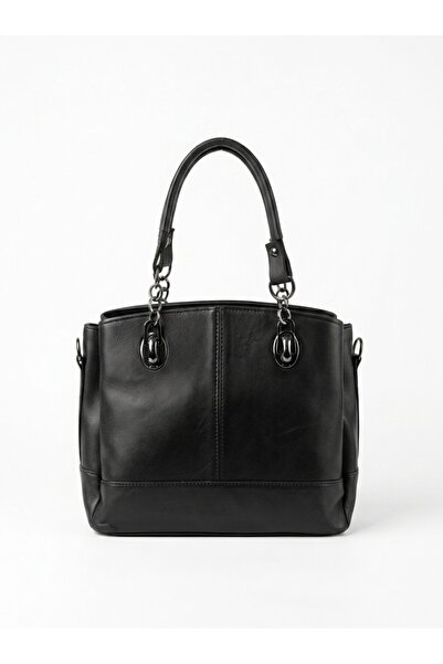 levano leather Kadın Hakiki Deri Omuz Çantası – Fermuarlı Geniş Hacimli Şık D...