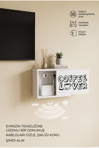 wudie Premium Wooden Wall Mounted Wifi Box Cable Hider Socket Modem Fuse Box ...