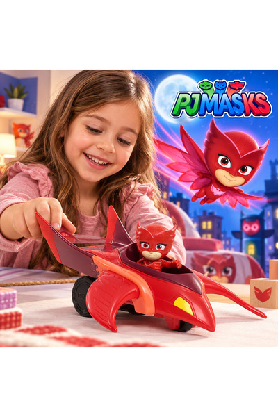 Cici Oyuncak PJ Masks Baykuş Kız Owlette Araç ve Figür Oyun Seti – Owl Glider...