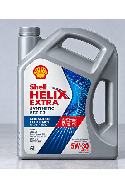Helix Extra Synthetic ECT C3 5W-30 5 Litre Tam Sentetik Motor Yağı ACEA C3 API SN DPF Uyumlu (11/05/2026)