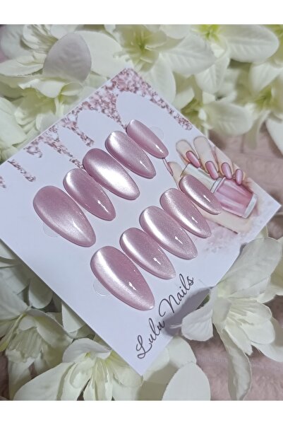 Lulu Nails Kedi Gözü Cat Eye Jel Takma Tırnak