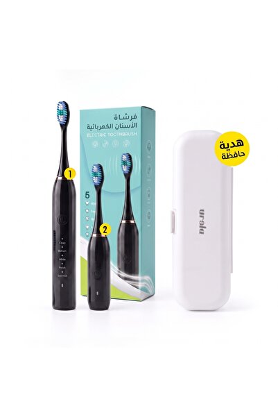 URSLA فرشاة أسنان كهربائية سونيك ذكية قابلة للشحن من اورسلا (URSLA) باللون ال...