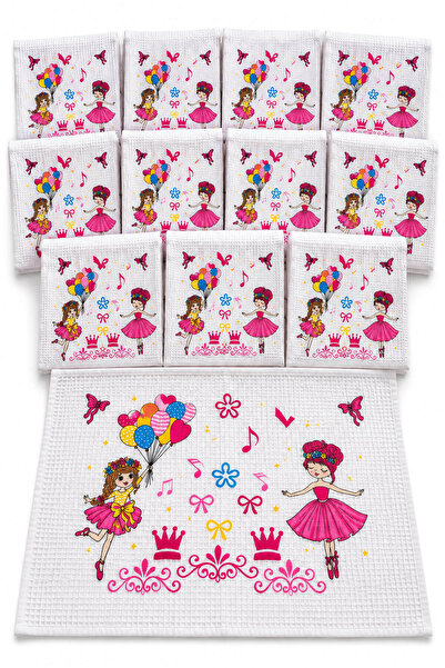 Elif Mira 12-Piece School Lunch Cover 35X50 cm Washable Ballerina