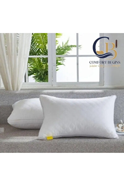 Comfort begins وسادة قمرية مطرزة مضيئة