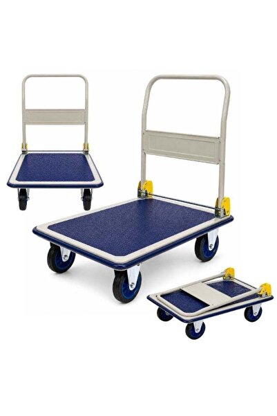 Generic Heavy Duty Foldable Platform Trolley Cart - 150-300kg Load Capacity (...