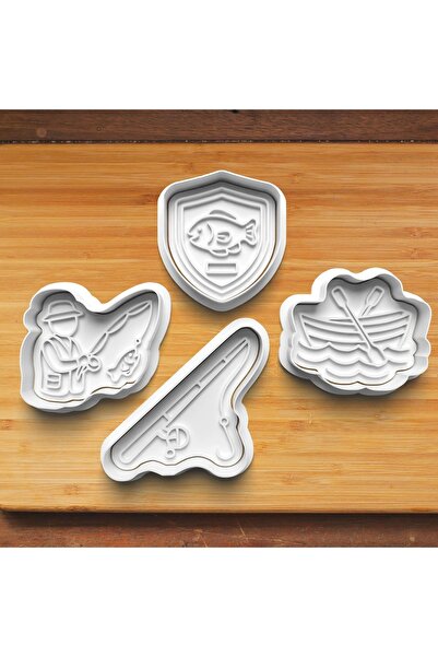 Hobist Fisherman Set Cookie and Sugar Dough Mold