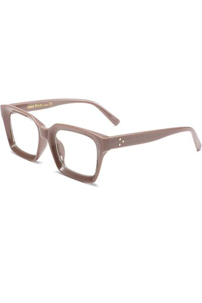 FEISEDY إطار نظارات مربع سميك للنساء والرجال نظارات شمسية كلاسيكية B2461
