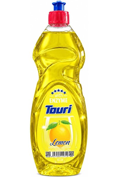 Touri سائل غسيل الصحون 600 مل بالليمون والإنزيمات