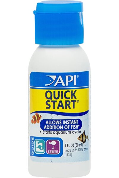 API QUICK START Freshwater and Saltwater Aquarium Nitrifying Bacteria 30 ml B...