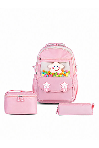 kruxon Relaxion 1940 Set of 3 Children's Primary School Bag with Pen Holder a...