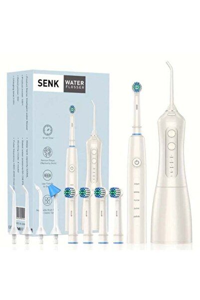 senk Intelligent 2-in-1 Water Flosser & Electric Toothbrush Kit – 320ml Large...