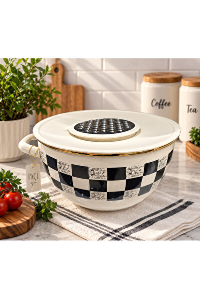 CASA DE BELLA ELITE CLASS EMAYE 24 CM DAMA RENDELİ KARIŞTRMA KABI 4,75ML