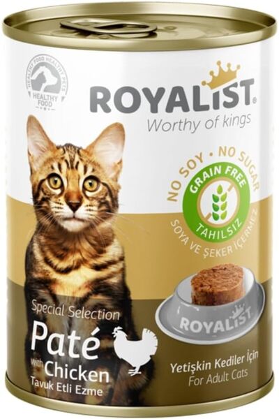 Royalist Adult Cat Paté with Chicken 400g