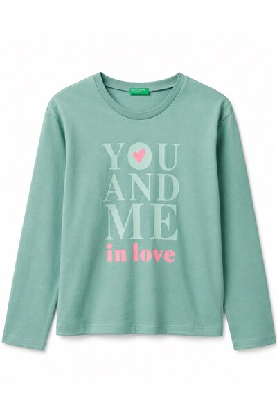 United Colors of Benetton Benetton Girls' You and Me Long Sleeve T-Shirt 6-14...