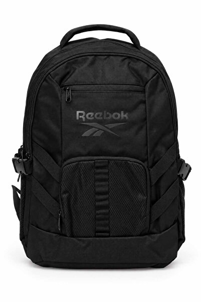 Reebok Unisex Siyah Okul Sırt Çantası Geniş İç Hacimli Günlük Çanta