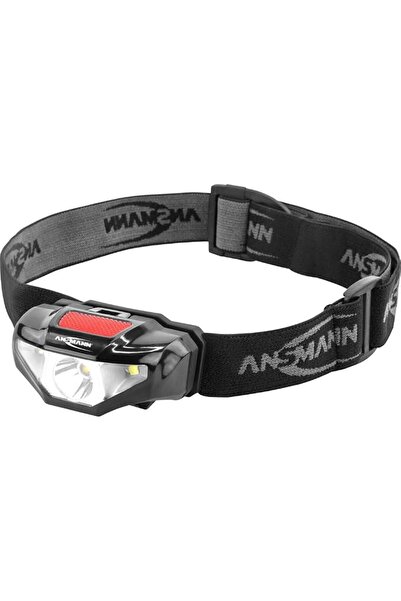 ANSMANN مصباح أمامي LED قابل للإمالة حتى 45 درجة °   [أسود] مصباح رأس خفيف ال...