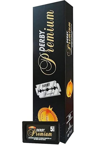 Derby Premium Double Edge Razor Blades, 100 Count