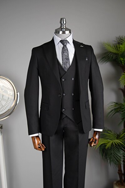 terzi ayhan Vest Suit Black
