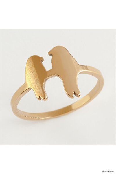ZERO LAND Zngzrmll Bird Luxury Steel Ring (150953) Bronze 18