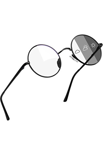 Joopin Blue Light Blocking Glasses for Men Women Round Frame Eyeglasses