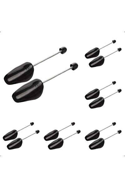 JOYZZZ Shoe Stretcher, 6 Pairs Adjustable Length Men Shoe Tree, Black Shoe St...